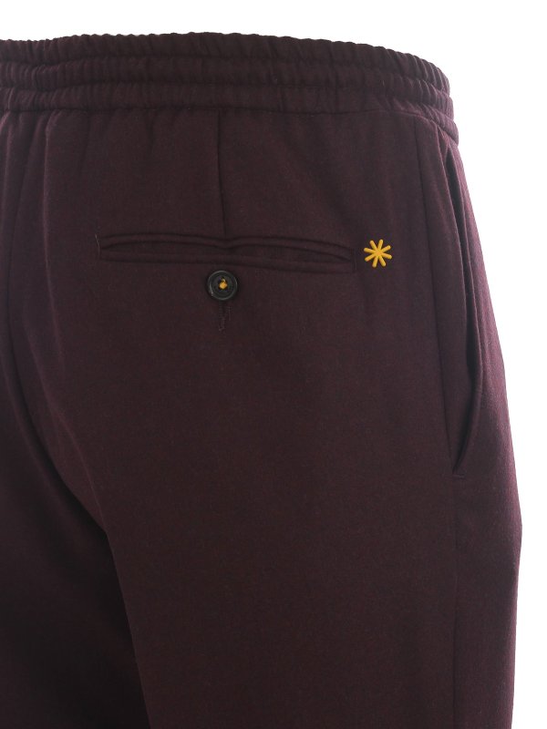 Casual Hose - Bordeaux shop online: MANUEL RITZ 