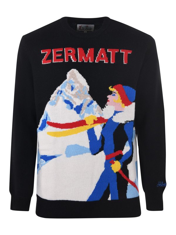 MC2 SAINT BARTH: crew necks - Wool blend crewneck pull