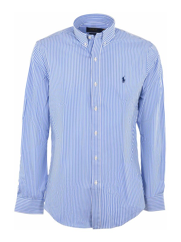 POLO RALPH LAUREN: シャツ - シャツ - ライトブルー