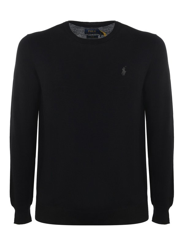 POLO RALPH LAUREN: クルーネック - クルーネック - 黒