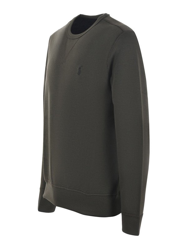 iKRIX POLO RALPH LAUREN: スウェット＆セーター - スウェットシャツ/セーター - ダークグリーン