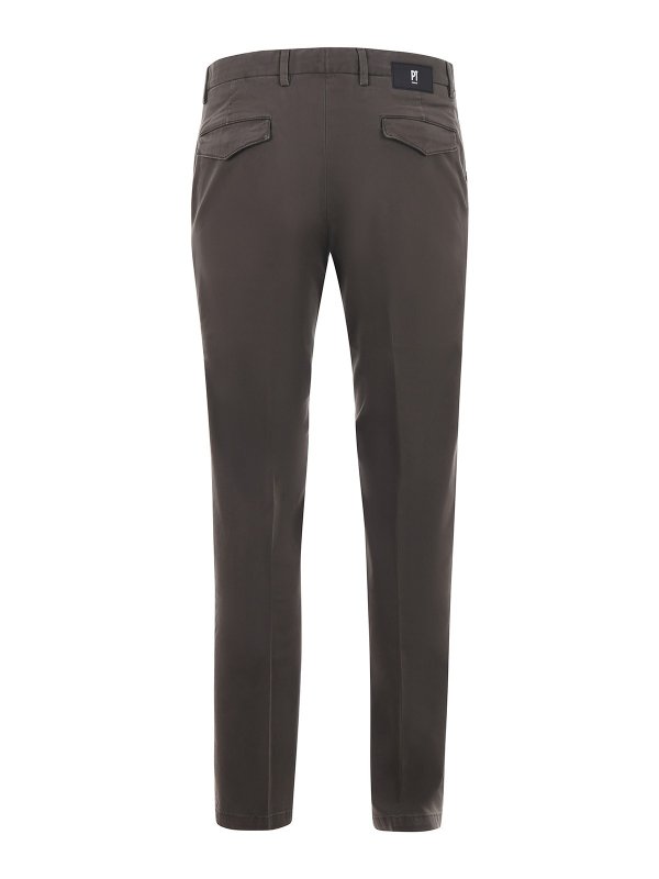 PT TORINO: pantaloni casual online - Pantaloni chino in cotone elasticizzato