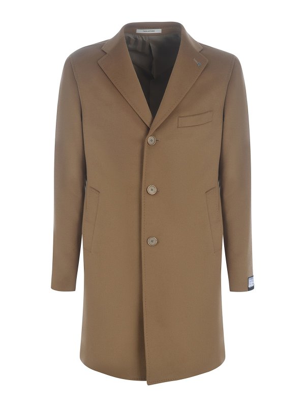 TAGLIATORE: Manteaux courts - Manteau Court - Camel