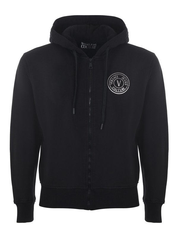 Versace Jeans Couture: スウェット＆セーター - スウェットシャツ/セーター - 黒