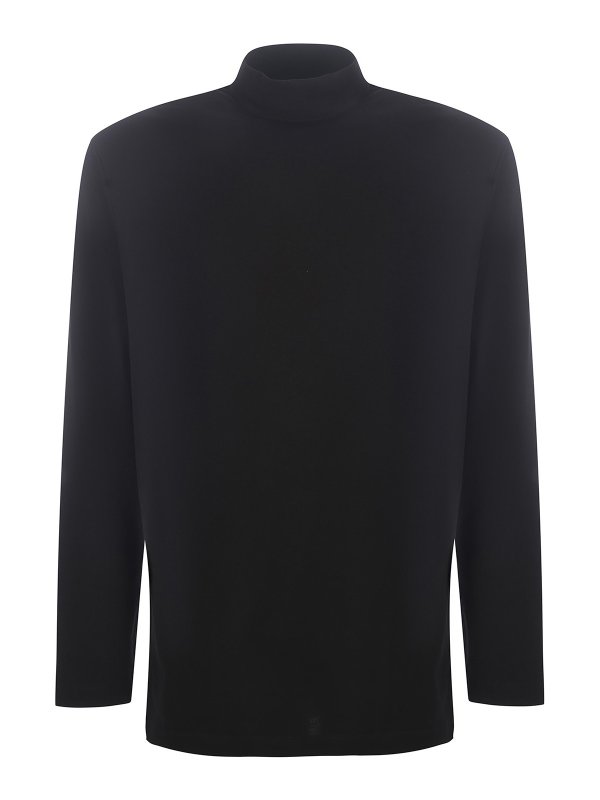Y-3: Turtlenecks & Polo necks - Cotton turtleneck