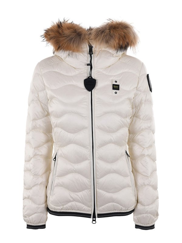 BLAUER: Chaquetas y Chaquetones acolchados - Chaqueta Alcochada - Blanco