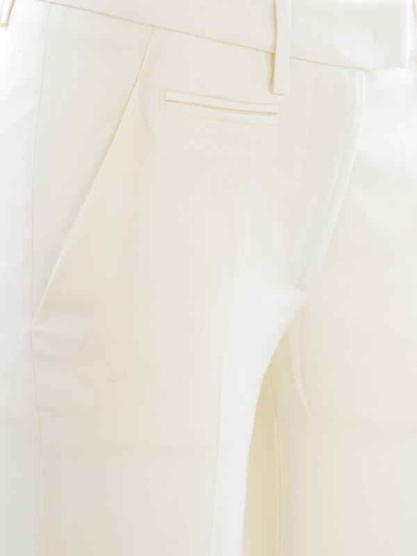 カジュアルパンツ - クリーム shop online: DONDUP