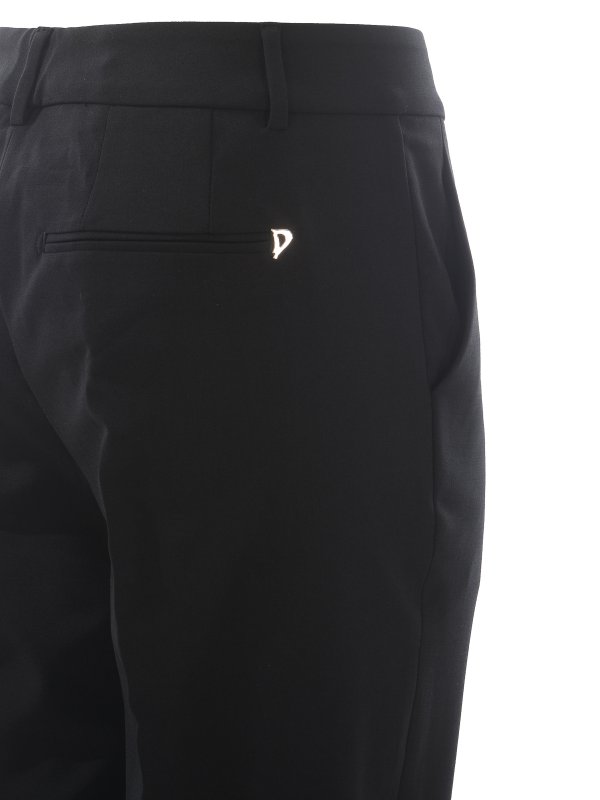 iKRIX DONDUP: Pantalones casual - Pantalón Casual - Negro