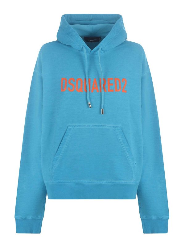 DSQUARED2: Sweatshirts und Pullover - Sweatshirt - Hellblau
