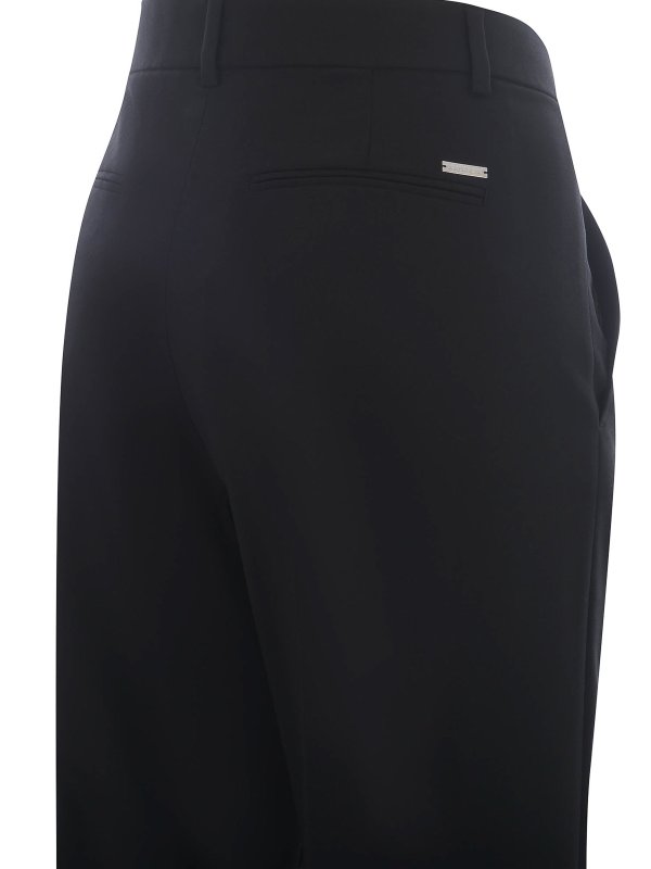 iKRIX DSQUARED2: Pantalons élégants - Pantalon Couturier - Noir