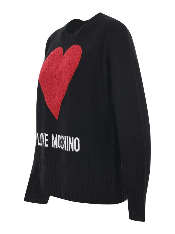 iKRIX LOVE MOSCHINO: クルーネック - クルーネック - 黒