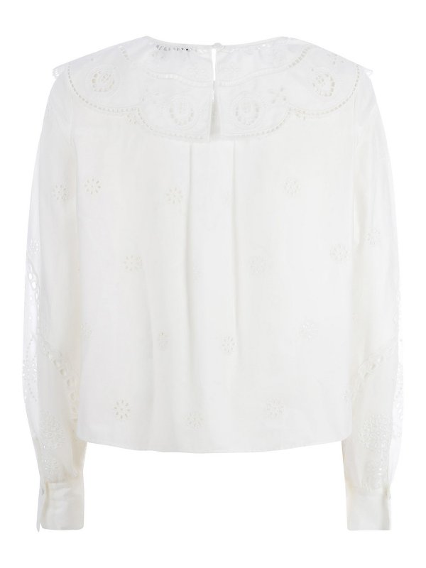 Self Portrait: Blusas online - Blusa - Blanco