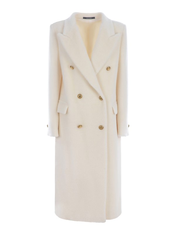 iKRIX TAGLIATORE: knee length coats - Alpaca and wool belted coat