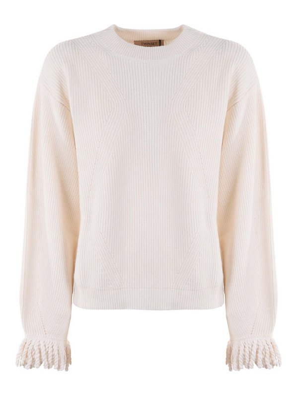 TWINSET: クルーネック - クルーネック - 白