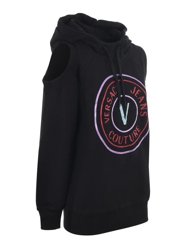 スウェットシャツ/セーター - 黒 shop online: Versace Jeans Couture