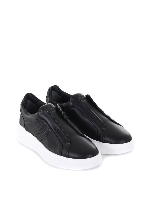 HOGAN: trainers online - Leather slip-ons