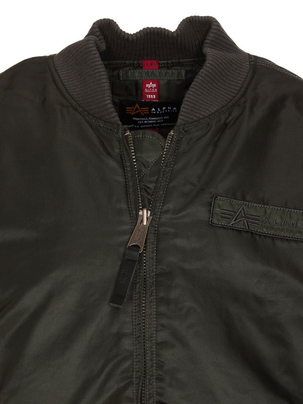 ボンバージャケット - 緑 shop online: ALPHA INDUSTRIES