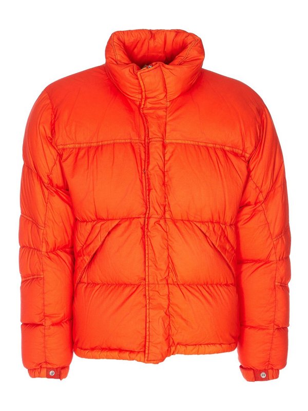 TEN C: ダウン・ハイテクジャケット - ダウンジャケット - オレンジ