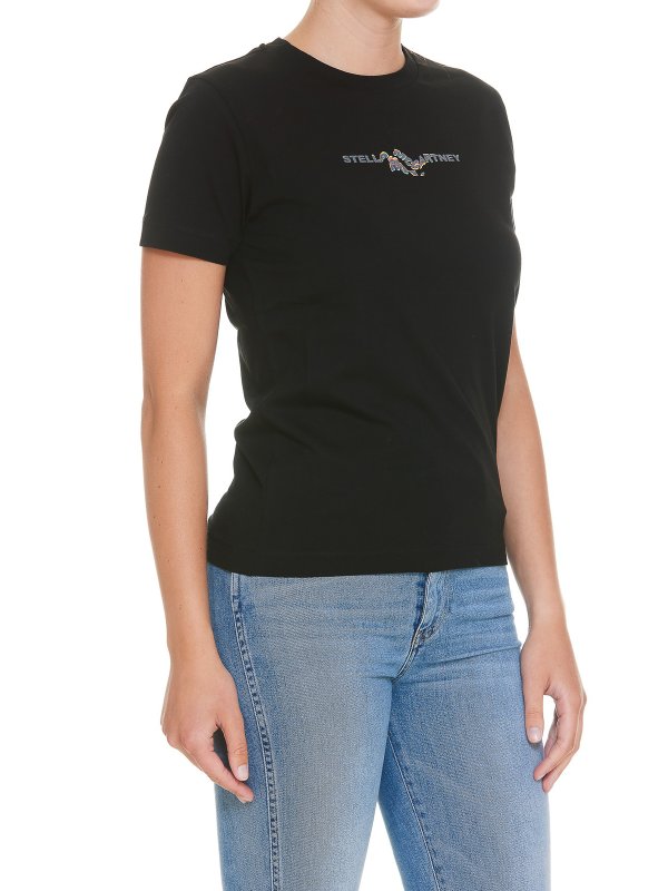 STELLA McCARTNEY: t-shirts online - Logo print T-shirt