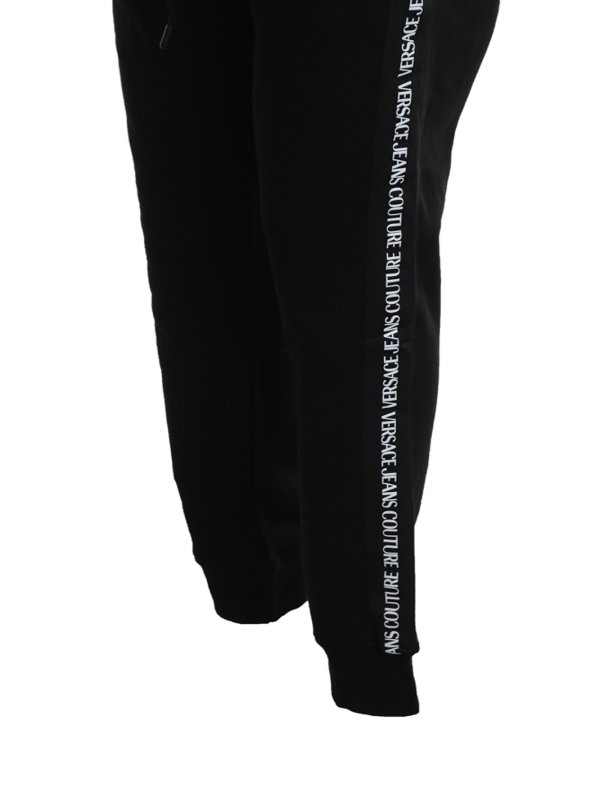 iKRIX VERSACE JEANS: スウェットパンツ - トラックスーツ ボトムス - 黒