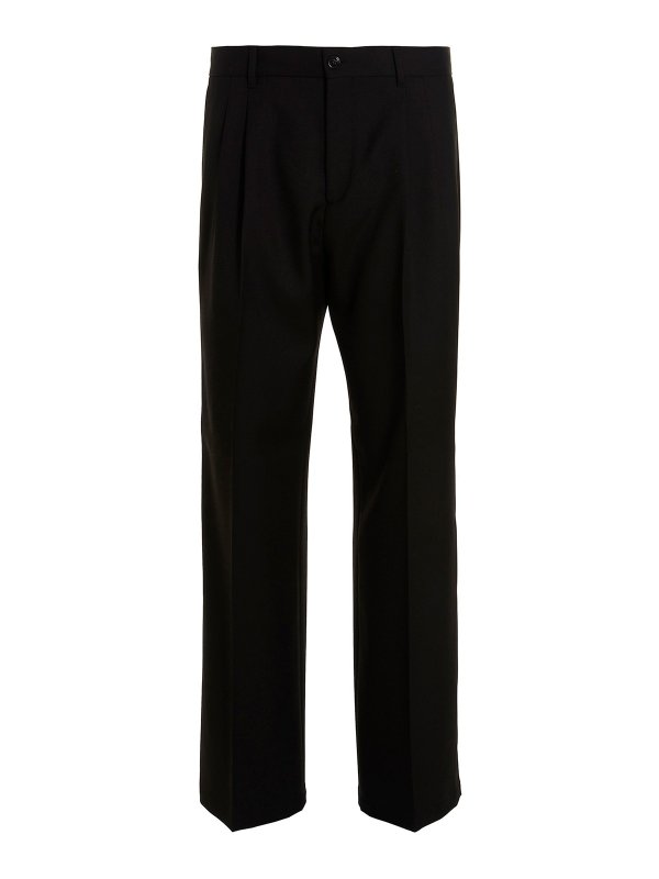 BURBERRY: Tailored & Formal trousers - Wool twill pants