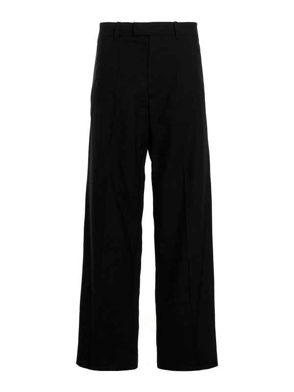 RAF SIMONS: Pantalons élégants - Pantalon Couturier - Noir