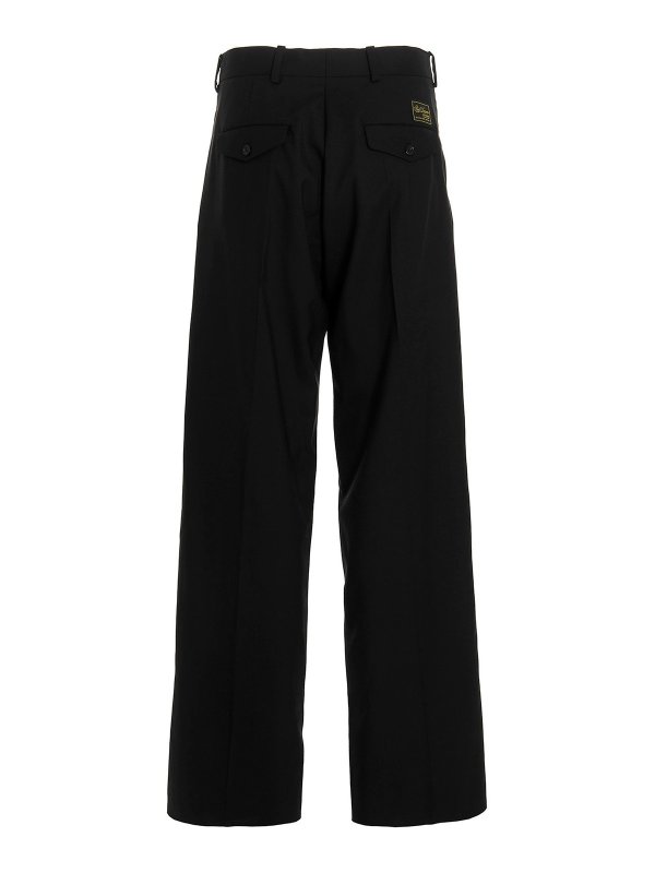 RAF SIMONS: Pantalons élégants online - Pantalon Couturier - Noir