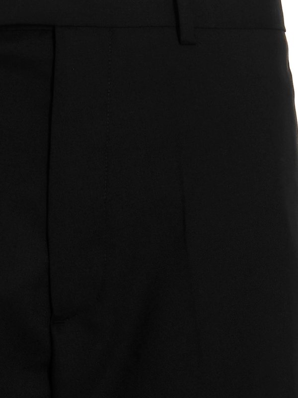 iKRIX RAF SIMONS: Pantalons élégants - Pantalon Couturier - Noir