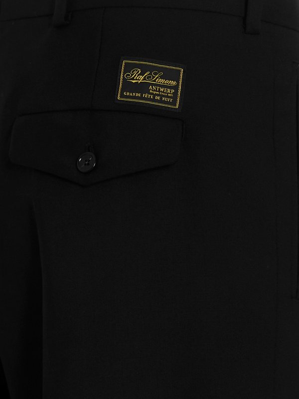 Pantalon Couturier - Noir shop online: RAF SIMONS