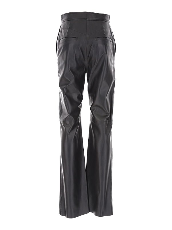 PAUL SMITH: レザートラウザー online - レザーパンツ - 黒