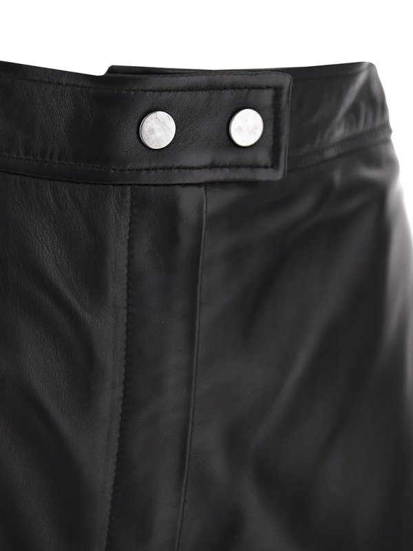 レザーパンツ - 黒 shop online: PAUL SMITH