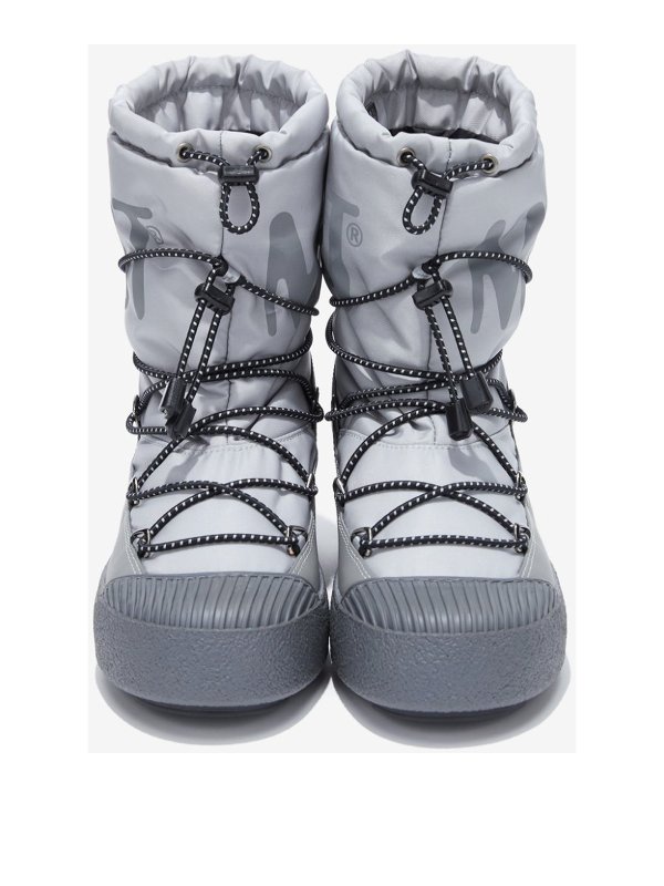 Moon Boot: ankle boots online - Logo print booties