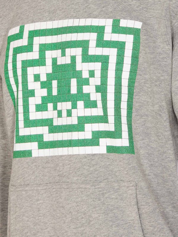 Pixel print hoodie shop online: COMME DES GARCONS