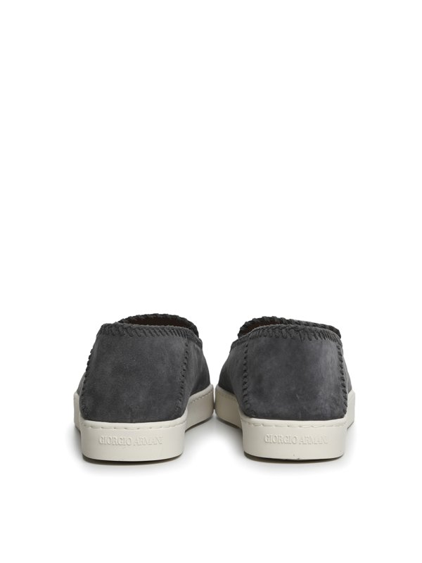 The Best Shops GIORGIO ARMANI: Mocasines y Zapatillas - Mocasines - Gris
