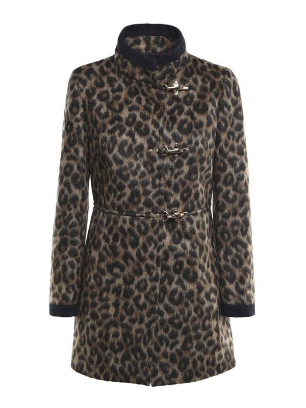 FAY: cappotti al ginocchio - Cappotto con chiusura a gancio