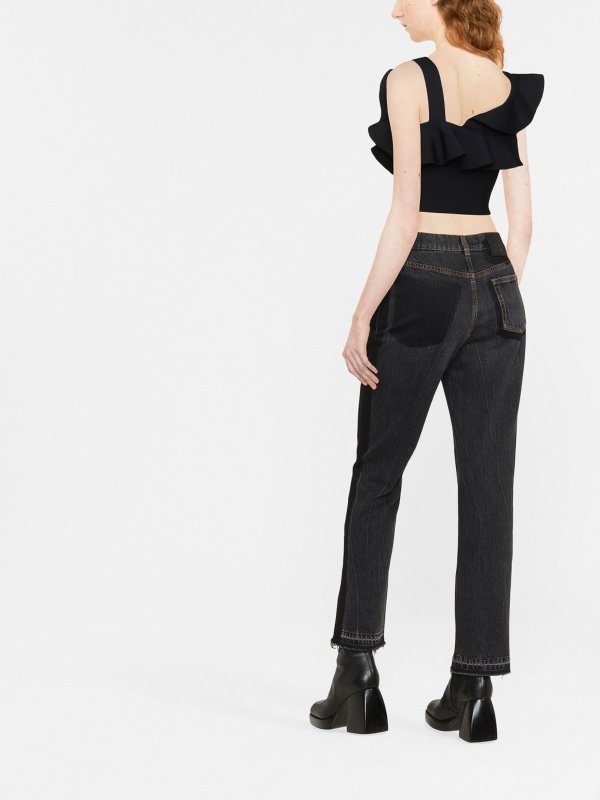 Bootcut cropped jeans shop online: ALEXANDER MCQUEEN