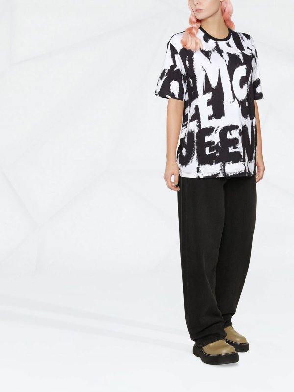 ALEXANDER MCQUEEN: Camisetas online - Camiseta - Blanco