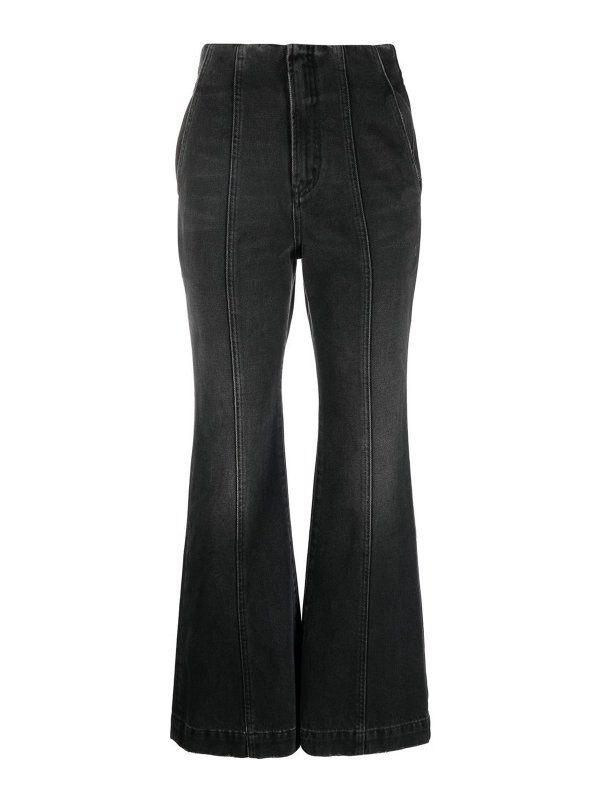 AMBUSH: flared jeans - Flared cropped trousers