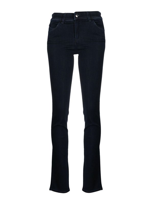 EMPORIO ARMANI: straight leg jeans - High-waisted jeans