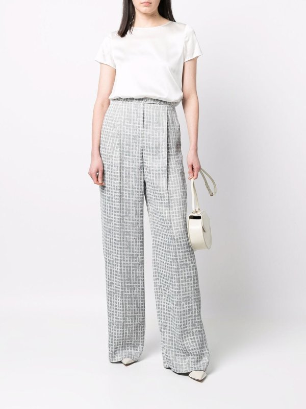 EMPORIO ARMANI: t-shirts online - Stretch silk T-shirt