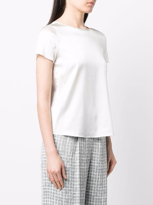 iKRIX EMPORIO ARMANI: t-shirts - Stretch silk T-shirt