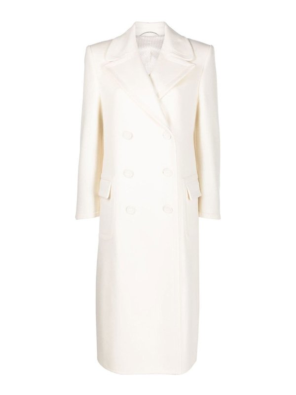 ERMANNO SCERVINO: ロングコート - ロングコート - 白