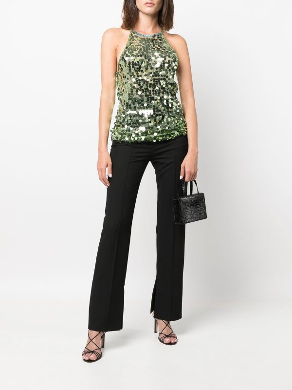 FORTE FORTE: Tops y camisetas sin mangas online - Top - Verde