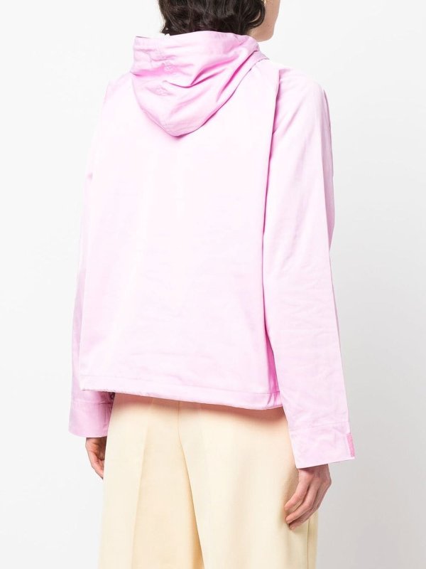 Giubbotto con cappuccio in tessuto tecnico shop online: KENZO