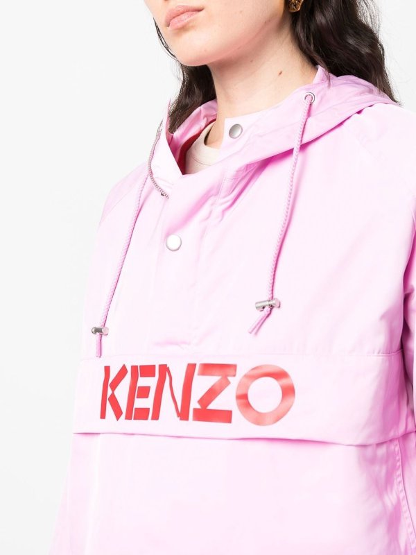 KENZO buy online Giubbotto con cappuccio in tessuto tecnico