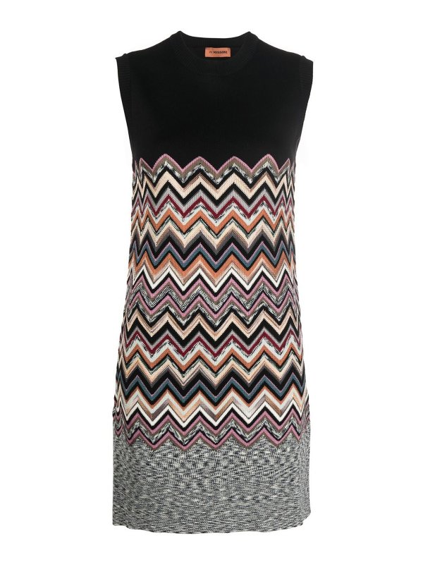 MISSONI: ショートドレス - ショートドレス - マルチカラー