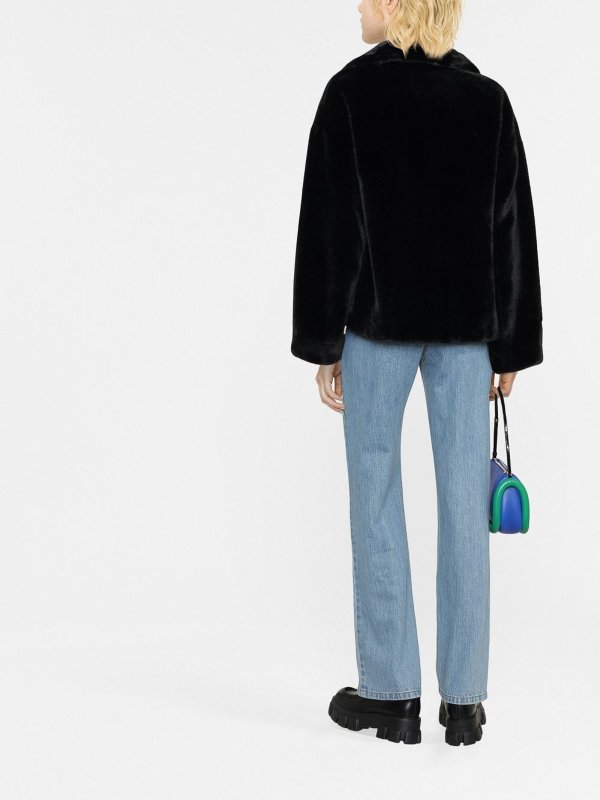 iKRIX STAND STUDIO: Pelz und Shearling - Pelz - Schwarz