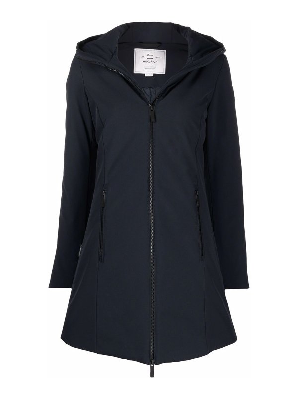 WOOLRICH: padded coats - Padded hooded parka