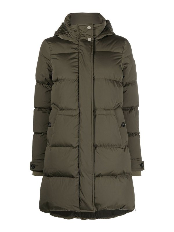 WOOLRICH: padded coats - Fully-padded hooded coat