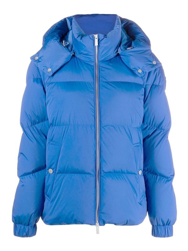 WOOLRICH: padded jackets - Feather down hooded jacket